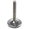 RS PRO M20 100 mm Diameter Adjustable Foot Stainless Steel 3000 kg Static Load Capacity 10 ° Tilt Angle 162-3265