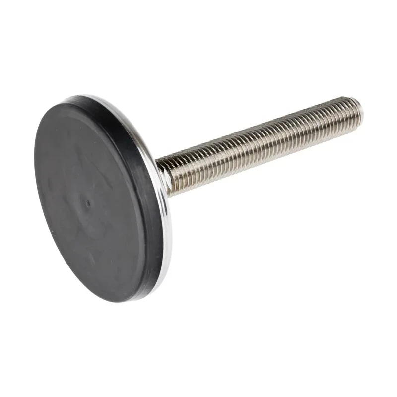 RS PRO M20 100 mm Diameter Adjustable Foot Stainless Steel 3000 kg Static Load Capacity 10 ° Tilt Angle 162-3265