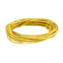 HellermannTyton Silicone Rubber Yellow Cable Sleeve, 25m Length 10 mm Cable Diameter SLPLU 15 Series 901-10008