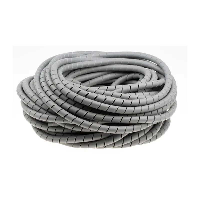 HellermannTyton Spiral Cable Wrap Polyolefin Grey 19.2 mm Maximum Bundle Diameter 30 m Length 901-10018