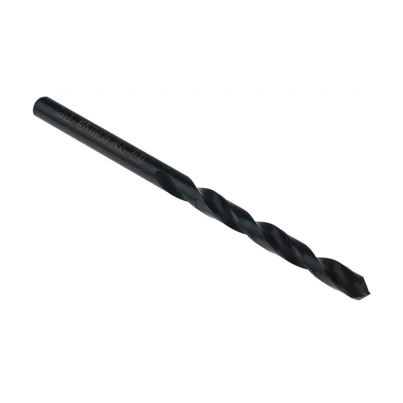 Tivoly High-Speed Steel 5 mm Drill Bit, Cylindrical Shank, Helical 4-Flute 118° Angle, 2 Pieces 11436720500