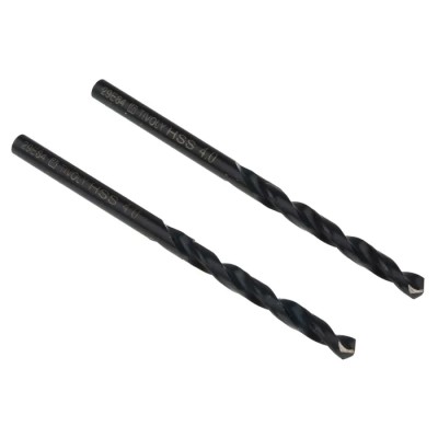 Tivoly Industrial Grade HSS Drill Bit 4mm Cylindrical Shank 118° Point Angle 2 Pcs 11436720400