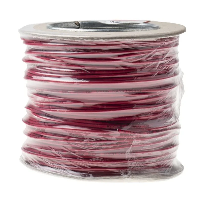 RS PRO Red Silicone Rubber Hook Up Wire 11 AWG, 32 x 0.2 mm Strands, 100 m, 500 V, 180°C Maximum Operating 265-3016