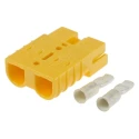 Anderson Power Products SB50 Series 2 Way Male Battery Connector, Straight, Cable Mount, 600V, 50A SB50