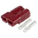 Anderson Power Products SB175 Series 2 Way Male Battery Connector, Straight Orientation, Cable Mount, 600V, 175A SB175