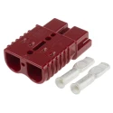 Anderson Power Products SB175 Series 2 Way Male Battery Connector, Straight Orientation, Cable Mount, 600V, 175A SB175