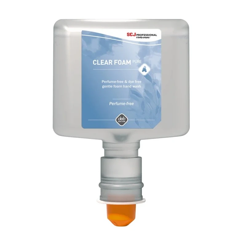 SCJ Professional Unscented Clear Foam Foaming Hand Cleaner 1.2 L Cartridge CLR12LTF