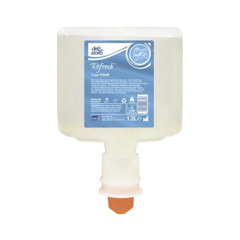 SCJ Professional Unscented Clear Foam Foaming Hand Cleaner 1.2 L Cartridge CLR12LTF