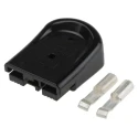 Anderson Power Products Powerpole 15-45 Series 2 Way Male Battery Connector, Straight Cable, 600V, 52A SBSMINIBLK-30