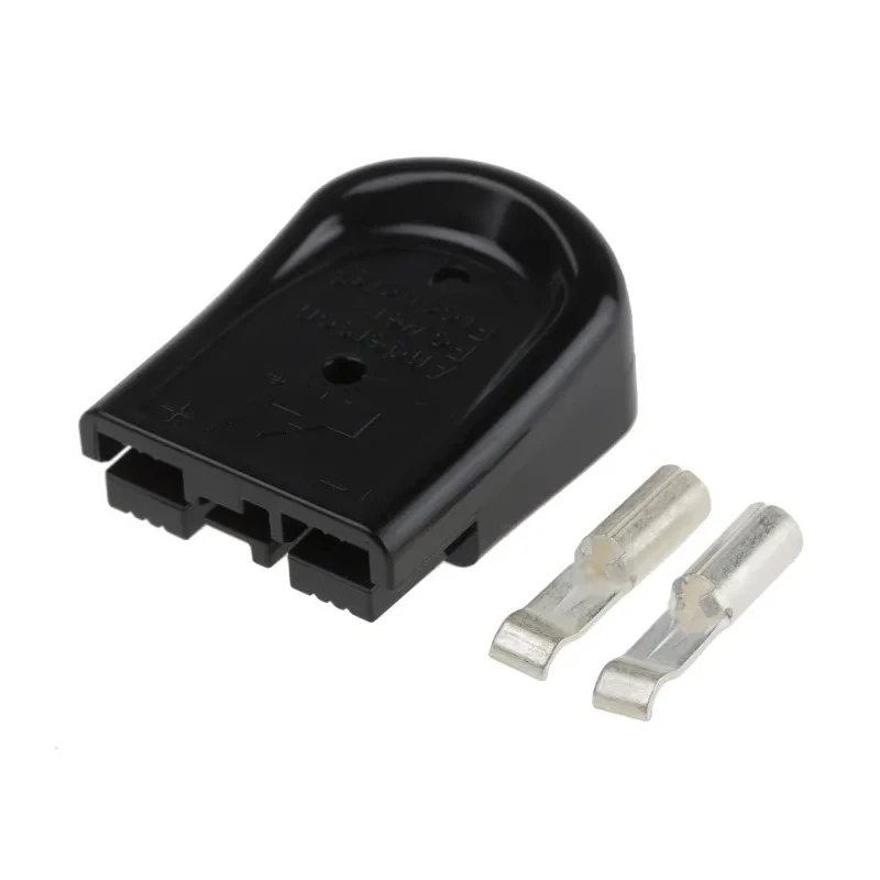 Anderson Power Products Powerpole 15-45 Series 2 Way Male Battery Connector, Straight Cable, 600V, 52A SBSMINIBLK-30