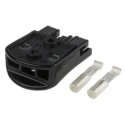 Anderson Power Products Powerpole 15-45 Series 2 Way Male Battery Connector, Straight Cable, 600V, 52A SBSMINIBLK-30