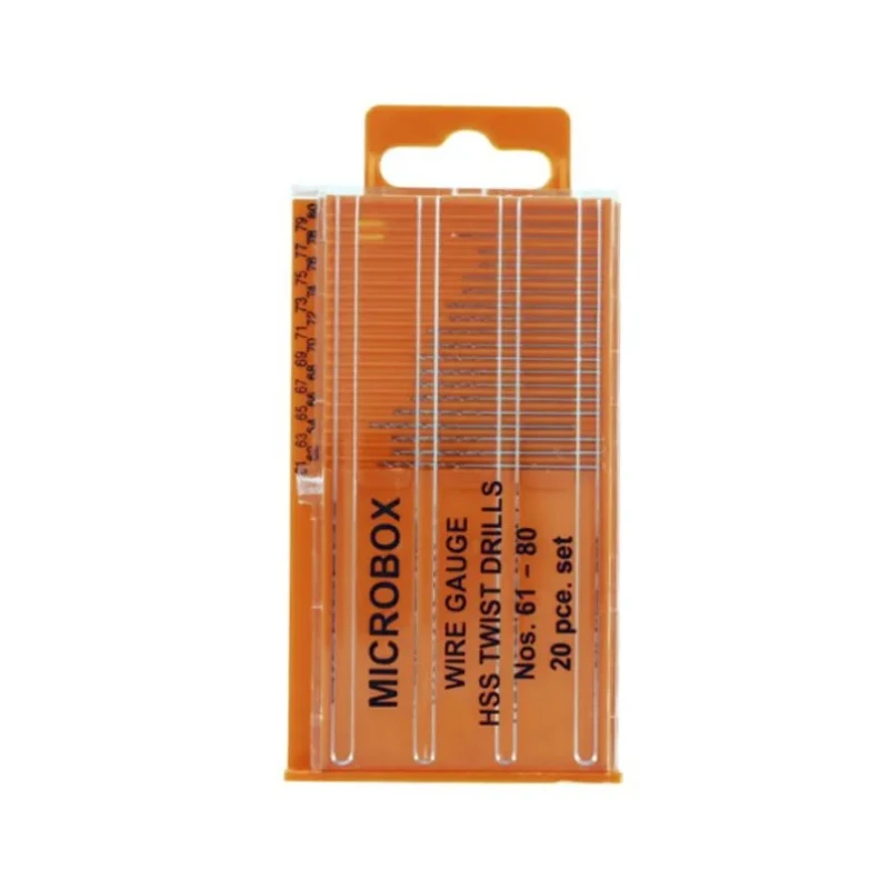 RS PRO 20-Piece High Speed Steel Multi-Material Twist Drill Bit Set, Sizes 61 mm to 80 mm 162-5347