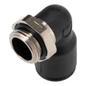 Legris Pneumatic Fitting Push-in Tube Connector 12mm, Male Thread, 3/8 in G LF3000