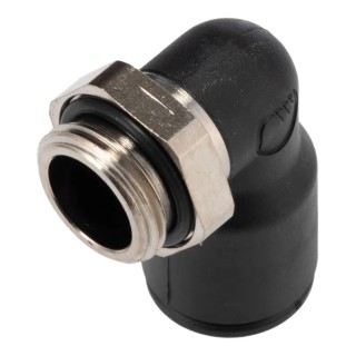Legris Pneumatic Fitting Push-in Tube Connector 12mm, Male Thread, 3/8 in G LF3000