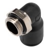 Legris Pneumatic Fitting Push-in Tube Connector 12mm, Male Thread, 3/8 in G LF3000