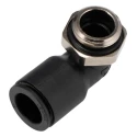 Legris Pneumatic Fitting Push-in Tube Connector 12mm, Male Thread, 3/8 in G LF3000