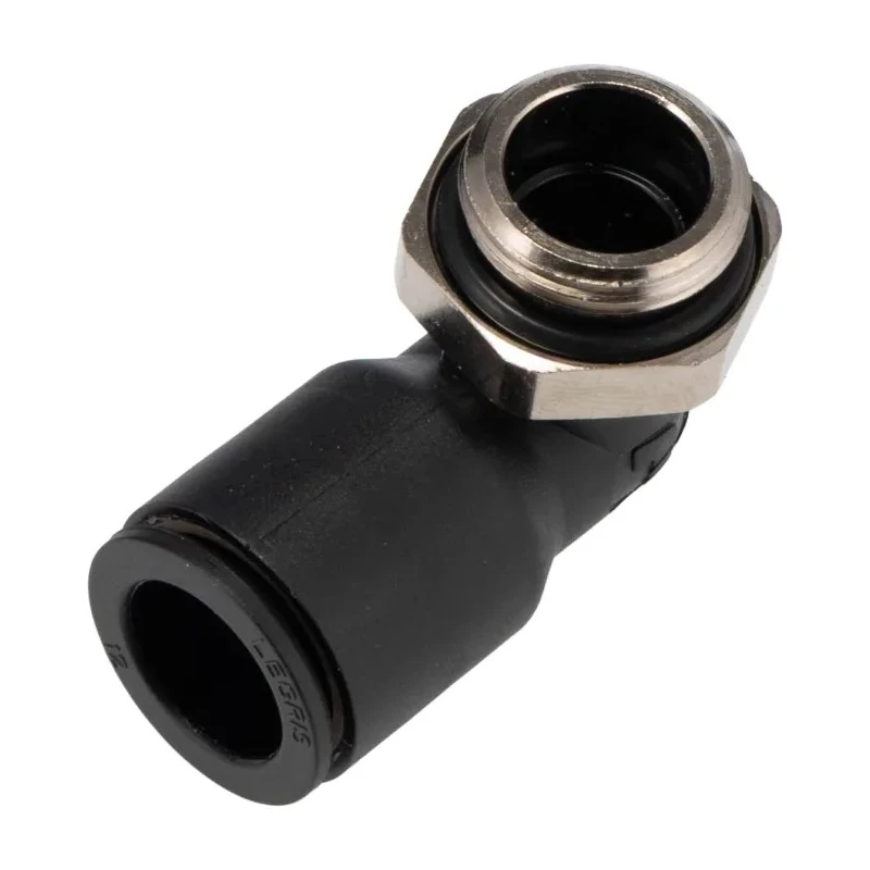 Legris Pneumatic Fitting Push-in Tube Connector 12mm, Male Thread, 3/8 in G LF3000