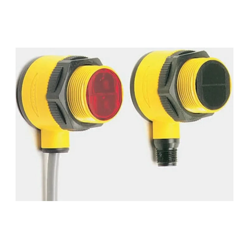 Banner Retroreflective Photoelectric Sensor Barrel Style 2 m Detection Range Relay Output IP69K T18AW3LP