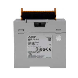 Mitsubishi Electric Analogue Input Module 4 Inputs 4 Outputs Transistor Mount DIN Rail FX5-4LC
