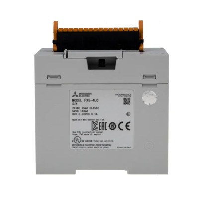 Mitsubishi Electric Analogue Input Module 4 Inputs 4 Outputs Transistor Mount DIN Rail FX5-4LC
