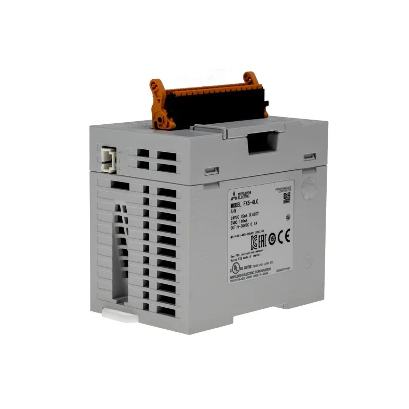 Mitsubishi Electric Analogue Input Module 4 Inputs 4 Outputs Transistor Mount DIN Rail FX5-4LC
