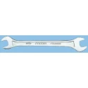 Facom Double Ended Open Spanner Metric 14 to 15 mm Chrome Finish 210mm Overall Length 31.14X15