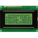 Fordata LCD Graphic Display 4 x 16 Characters Yellow Green Illumination FC1604A01-RNNYBW-66SE