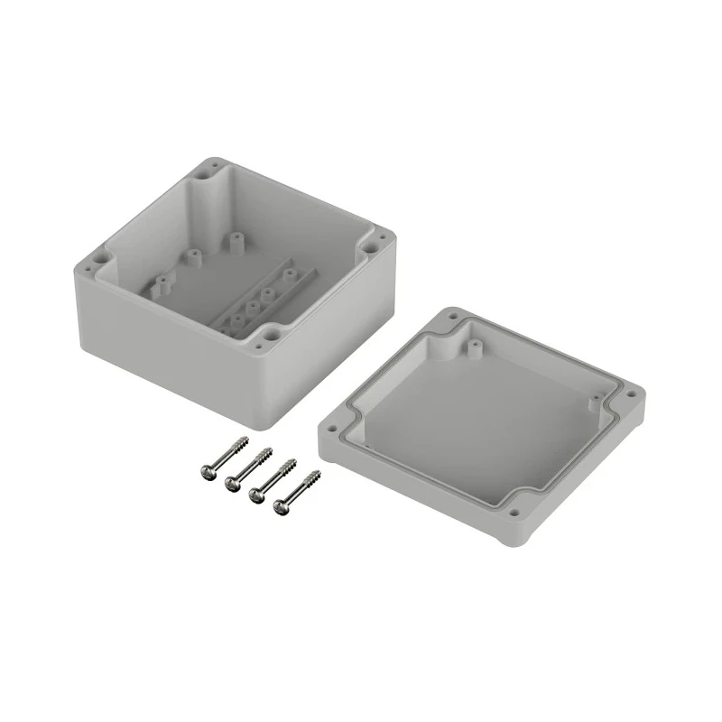Bopla Euromas II Series Polycarbonate General Purpose Enclosure Light Grey 57mm x 100mm x 100mm 62212000 EM 212
