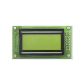 Fordata LCD Graphic Display 2 x 8 Characters, LED Backlight, Green and Yellow Illumination FC0802B00-RNNYBW-66SE