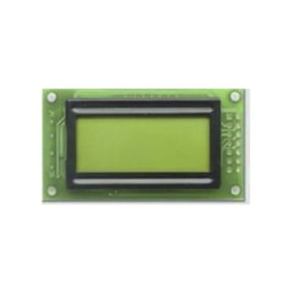 Fordata LCD Graphic Display 2 x 8 Characters, LED Backlight, Green and Yellow Illumination FC0802B00-RNNYBW-66SE