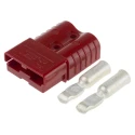 Anderson Power Products SB120 Series 2 Way Male Battery Connector, Straight, Cable Mount, 600V, 120A SB120