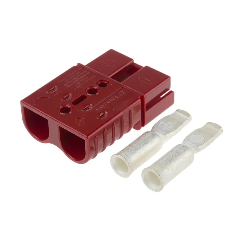Anderson Power Products SB120 Series 2 Way Male Battery Connector, Straight, Cable Mount, 600V, 120A SB120