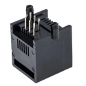 Wurth Elektronik 615006 Series RJ11 Connector Female Through Hole UTP Shield Right Angle 1 Port 6 Way RJ11