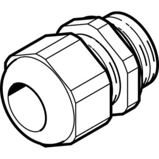 Festo Connector for Potentially Explosive Area NETC Series NETC-P-M12-EX4
