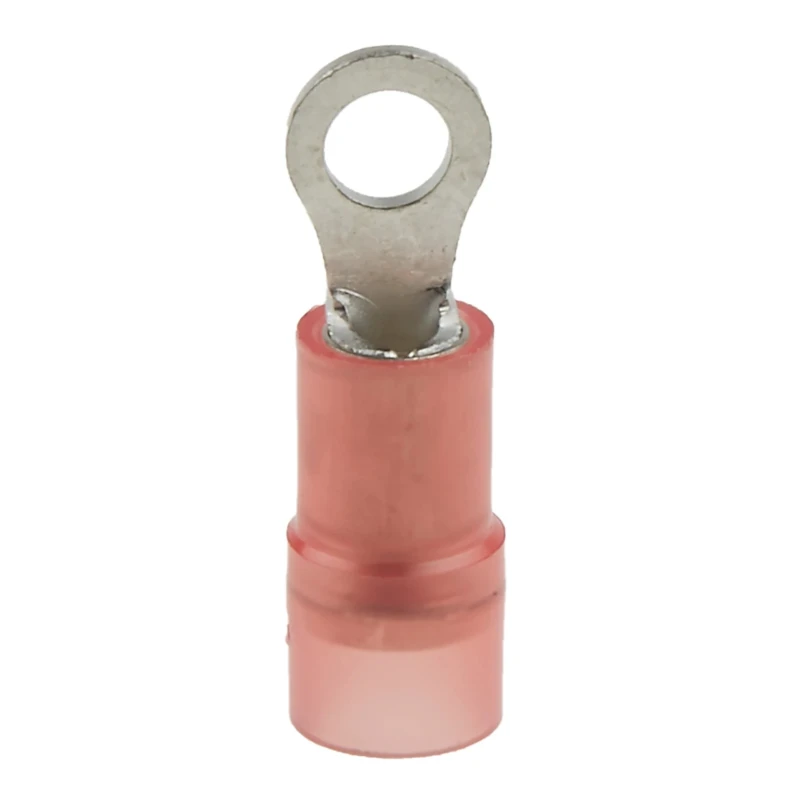RS PRO Insulated Ring Terminal M3 Stud Size 22 AWG to 16 AWG Wire Size Red Nylon Insulation E245391 267-3650