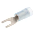 RS PRO SNYD Insulated Crimp Spade Connector, 16 AWG to 14 AWG, 3.2 mm Stud Size Nylon Insulation, Blue 267-3868