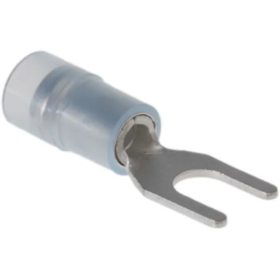 RS PRO SNYDL Insulated Crimp Spade Connector, Nylon Blue Insulation, 1.5 mm² to 2.5 mm², 16 AWG to 14 AWG, 4.3 mm 267-3846