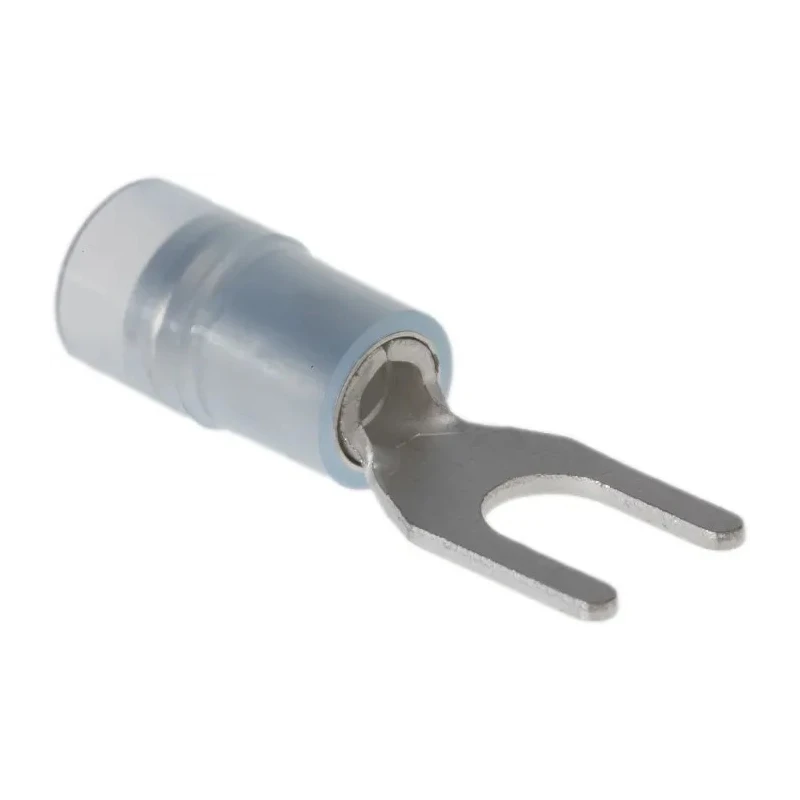 RS PRO SNYDL Insulated Crimp Spade Connector, Nylon Blue Insulation, 1.5 mm² to 2.5 mm², 16 AWG to 14 AWG, 4.3 mm 267-3846