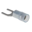 RS PRO SNYDL Insulated Crimp Spade Connector, Nylon Blue Insulation, 1.5 mm² to 2.5 mm², 16 AWG to 14 AWG, 4.3 mm 267-3846