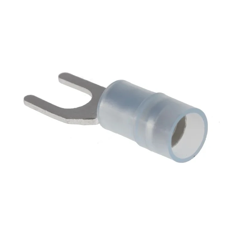 RS PRO SNYDL Insulated Crimp Spade Connector, Nylon Blue Insulation, 1.5 mm² to 2.5 mm², 16 AWG to 14 AWG, 4.3 mm 267-3846