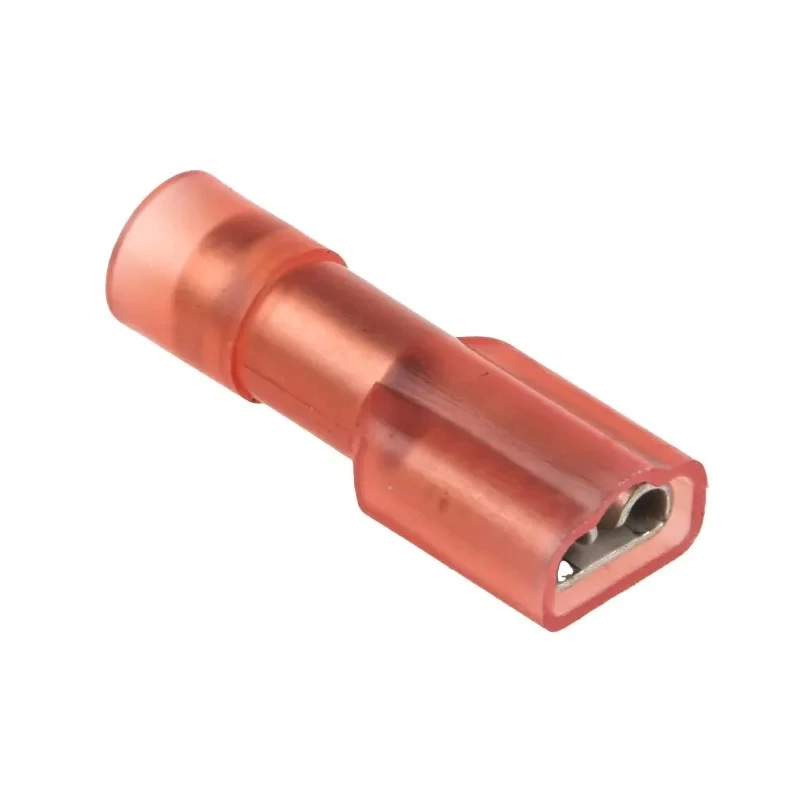 RS PRO Red Insulated Female Spade Connector, Crimp, 4.75 x 0.5 mm Tab Size, 22 AWG to 16 AWG 267-4287
