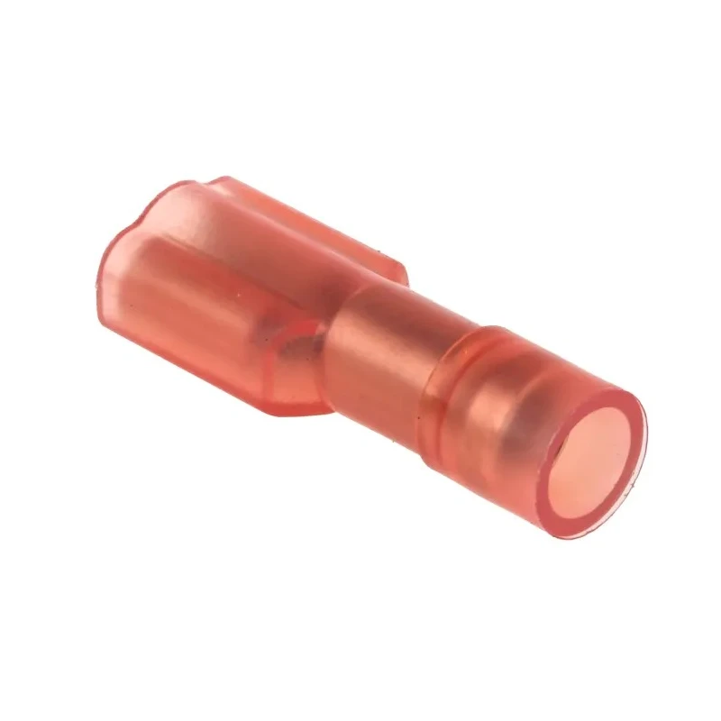 RS PRO Red Insulated Female Spade Connector, Crimp, 4.75 x 0.5 mm Tab Size, 22 AWG to 16 AWG 267-4287