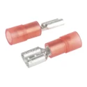 RS PRO Red Insulated Female Spade Connector Crimp 4.75 x 0.8 mm Tab Size 22 AWG to 16 AWG 267-4221
