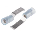 RS PRO Hooked Insulated Crimp Blade Terminal 17.4 mm Blade Length, 16 AWG to 14 AWG, Blue 267-4388