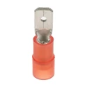 RS PRO Red Insulated Male Spade Connector, Crimp, 4.75 x 0.8 mm Tab Size, 22 AWG to 16 AWG, Nylon Insulated 267-4439
