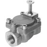 Festo Pneumatic Solenoid Valve 2/2 Pilot G 3/8 in Stainless Steel Body 24V VZWM-L-M22C-G38-F5-R1