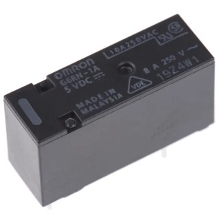 Omron PCB Power Relay 5V DC Coil 8A Switching Current SPST G6RN-1A 5DC