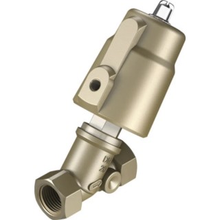 Festo Angle Seat type Pneumatic Actuated Valve, 10 bar, G Female 1/8 in VZXF-L-M22C-M-B-G34-160-M1-H3B1T-50-16