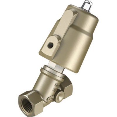 Festo Angle Seat type Pneumatic Actuated Valve, 10 bar, G Female 1/8 in VZXF-L-M22C-M-B-G34-160-M1-H3B1T-50-16