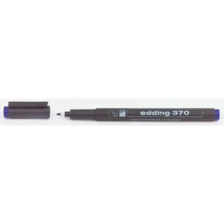 Edding Extra Fine Tip Blue Permanent Marker Pen 1mm Bullet Tip 370-003